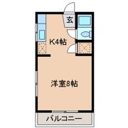 南台コーポの間取り画像