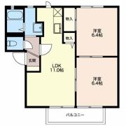 WHITE WOOD Bの間取り画像