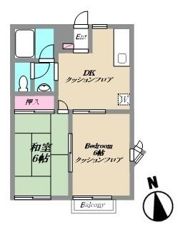 コート城山の間取り画像