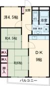 スカイマンション河辺の間取り画像