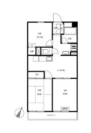 シーサイドハイツ早川の間取り画像