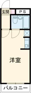 出浦マンションの間取り画像