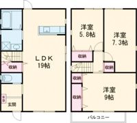 cocoro Gardenの間取り画像