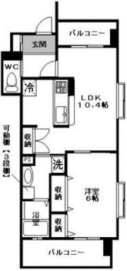 クレールコートタジマの間取り画像