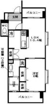 クレールコートタジマの間取り画像