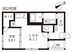 ハーモニーテラス押切の間取り画像