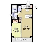 レザン東長沼の間取り画像