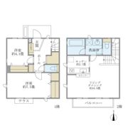 茅ヶ崎東海岸南3丁目テラスハウスの間取り画像