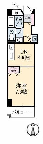 メゾン・ド・ナリヤ B棟の間取り画像