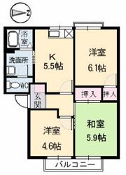 アメニティの間取り画像