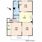 レガート外町 F棟の間取り画像