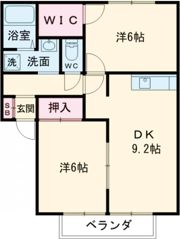 サニーヒル赤塚A棟の間取り画像