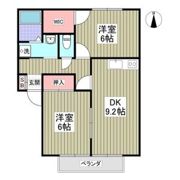 サニーヒル赤塚A棟の間取り画像