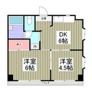 KパレスⅠの間取り画像
