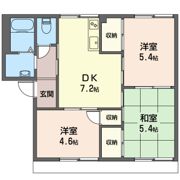 マロンハイムASUKA Bの間取り画像