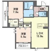 レイクマハールの間取り画像