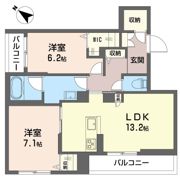 サンパティーク Mの間取り画像