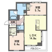 グレイスジャスティの間取り画像
