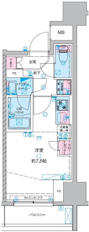 GENOVIA三郷駅前の間取り画像