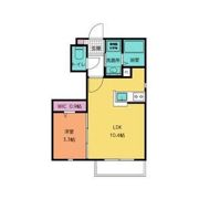 オアシス Cの間取り画像