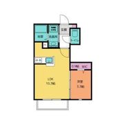 オアシス Cの間取り画像