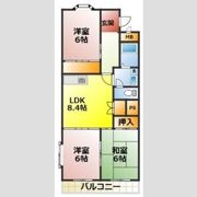 エスポワールHARA(V)の間取り画像