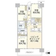 パークホームズ板橋蓮根二番街の間取り画像