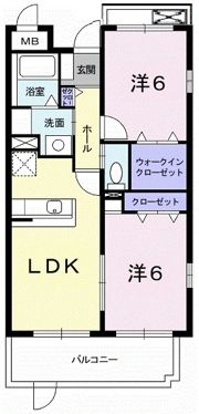 プリムロ－ズK Ⅱの間取り画像
