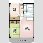 エクセランス高橋の間取り画像