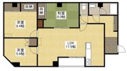 寺町マンションの間取り画像