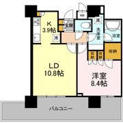 D’グラフォート ザ・タワー郡山 1001号室の間取り画像