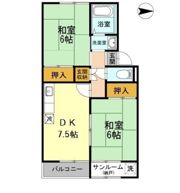 プレジールビューラ Bの間取り画像