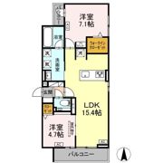 セレスティア草薙町の間取り画像