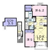 ☆カトレア ピンクの間取り画像