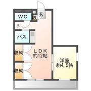 リバーライズⅡの間取り画像