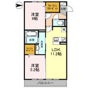 ラフィーネ大和八木 W棟の間取り画像