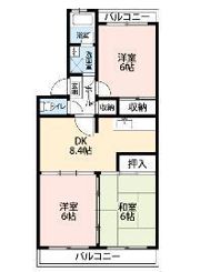 ロイヤルグリーン八千代5号棟の間取り画像