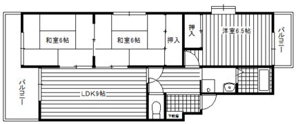 シャイニングコンポNの間取り画像