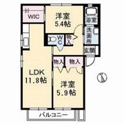 恋路ガーデンプレイス Eの間取り画像