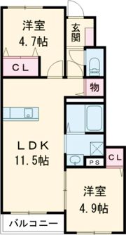 THE NOBLES SUMIKAの間取り画像