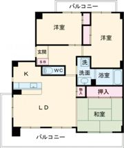 ディオレ新神戸の間取り画像