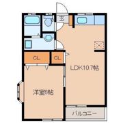 ウエストタウンⅠの間取り画像