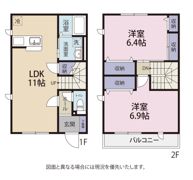 La Beluce 中島の間取り画像