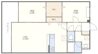 CHANTE大財の間取り画像