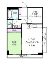 ぺアシティハウス竹の塚の間取り画像