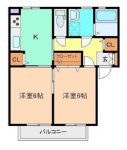ベルメゾンDaishinの間取り画像