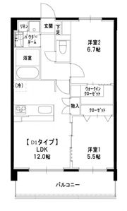 桜テラスの間取り画像