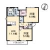 クラヴィエi Bの間取り画像