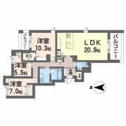 白壁 THE GARDENの間取り画像