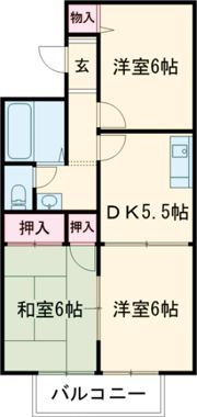 ボヌール荒井の間取り画像